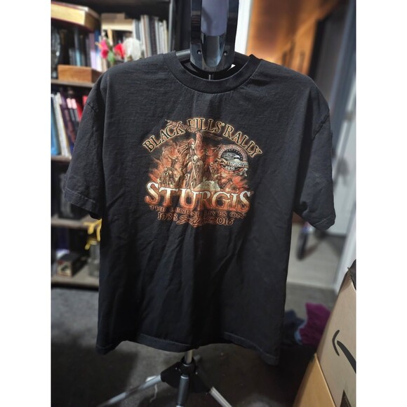 Sturgis 76TH Black Hill Rally South Dakota Motorcycle Rally Men's XL Shirt 2015 - Picture 1 of 6